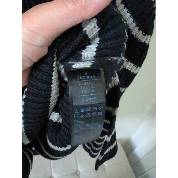 ALLSAINTS Melody Striped Merino Wool Blend Sweater - Small - Picture 6 of 7